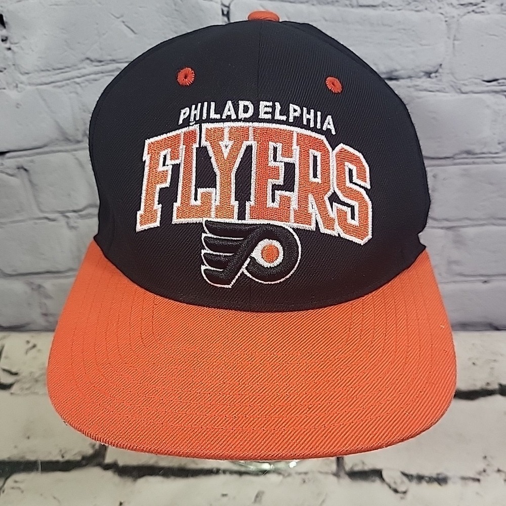 Philadelphia Flyers NHL Mitchell & Ness Vintage Cap Snapback Hat 100% Wool OSFA